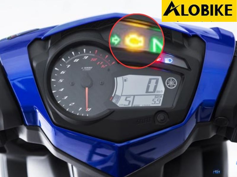 xe exciter 150 báo lỗi đèn vàng