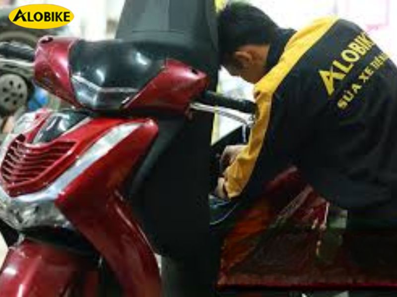 xe máy không đề được kêu tạch tạch