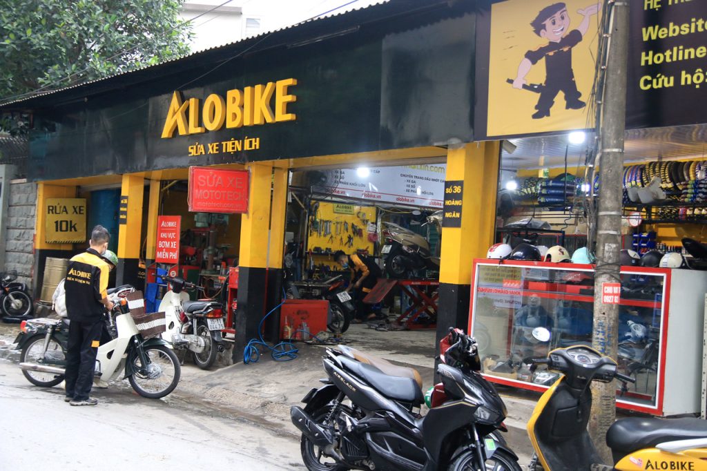 alobike hoàng ngân