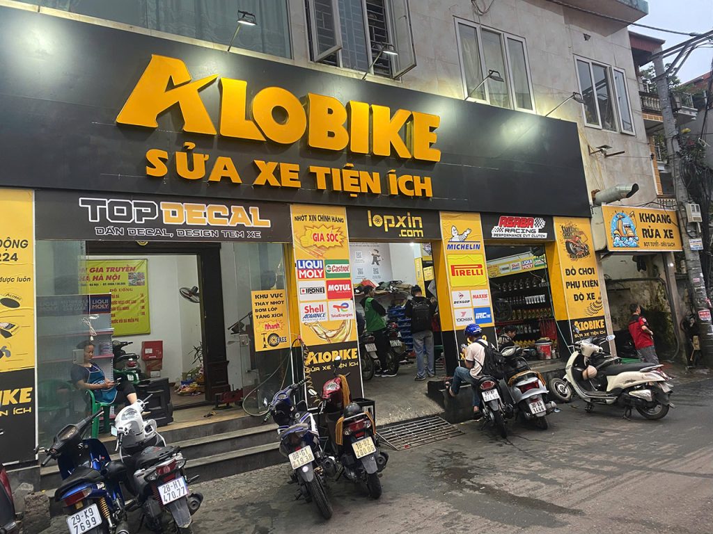 cửa hàng sửa xe máy