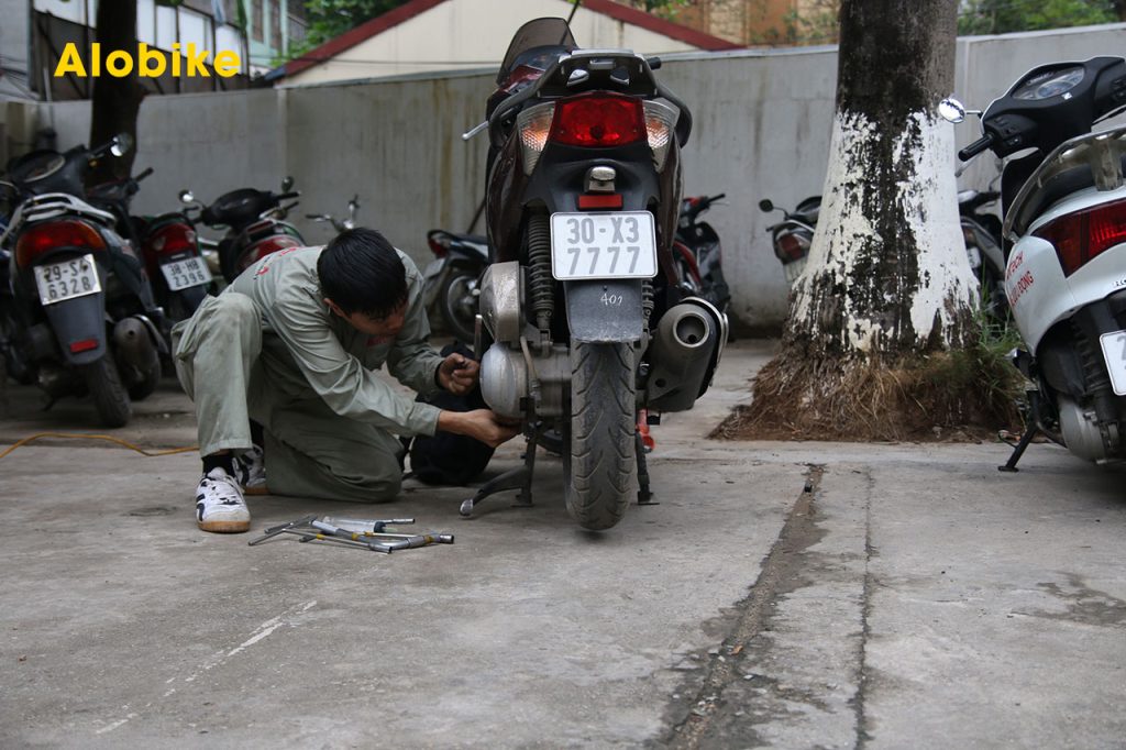 sửa xe tại nhà hà nội