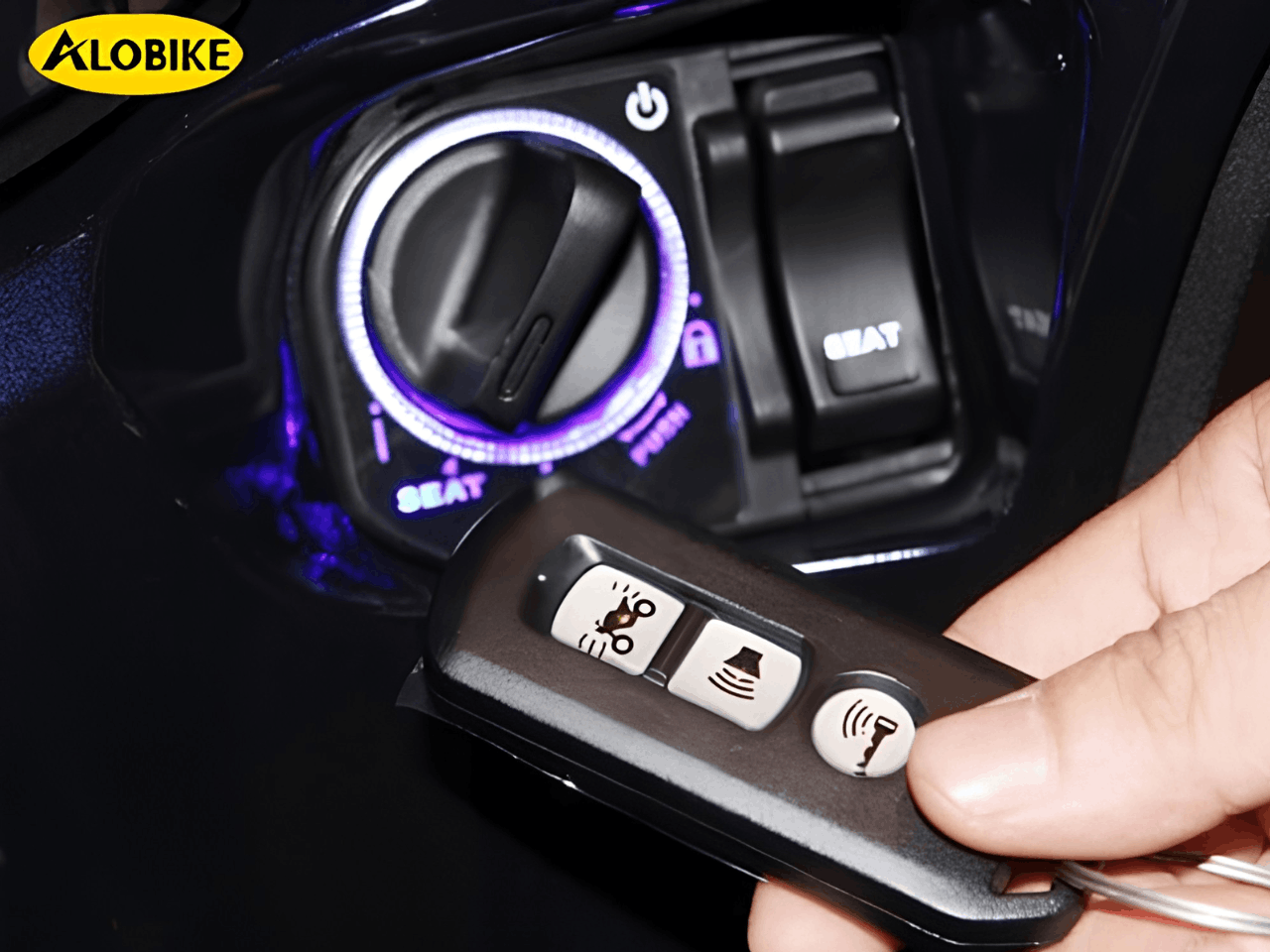 hãy nhớ bật remote trước khi khởi động xe
