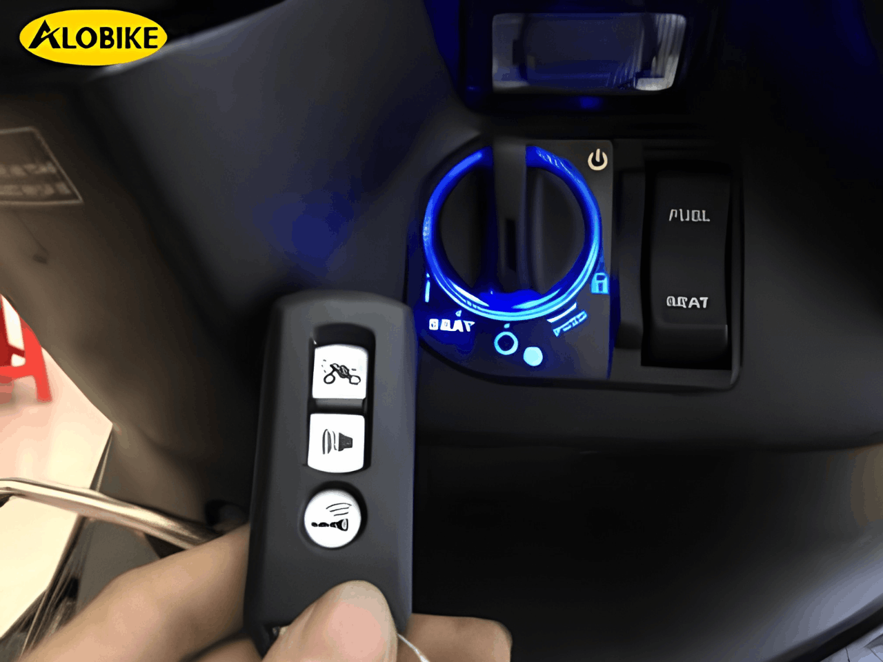 xe vision không mở được do smartkey yếu
